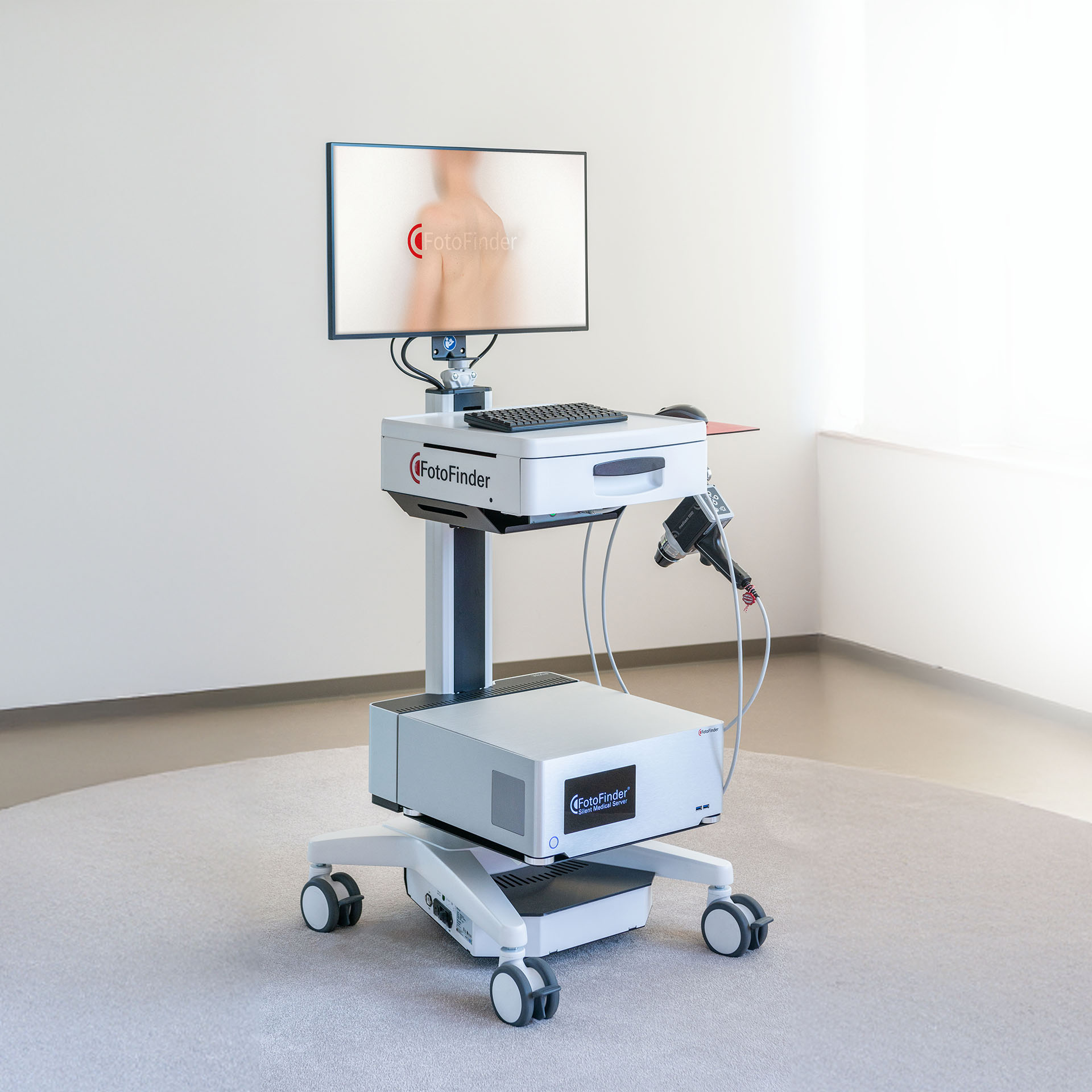 FotoFinder vexia in vollständiger Ansicht in einem hellen Raum