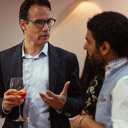 Moha Daryaie at the FotoFinder headquarters in Bad Birnbach